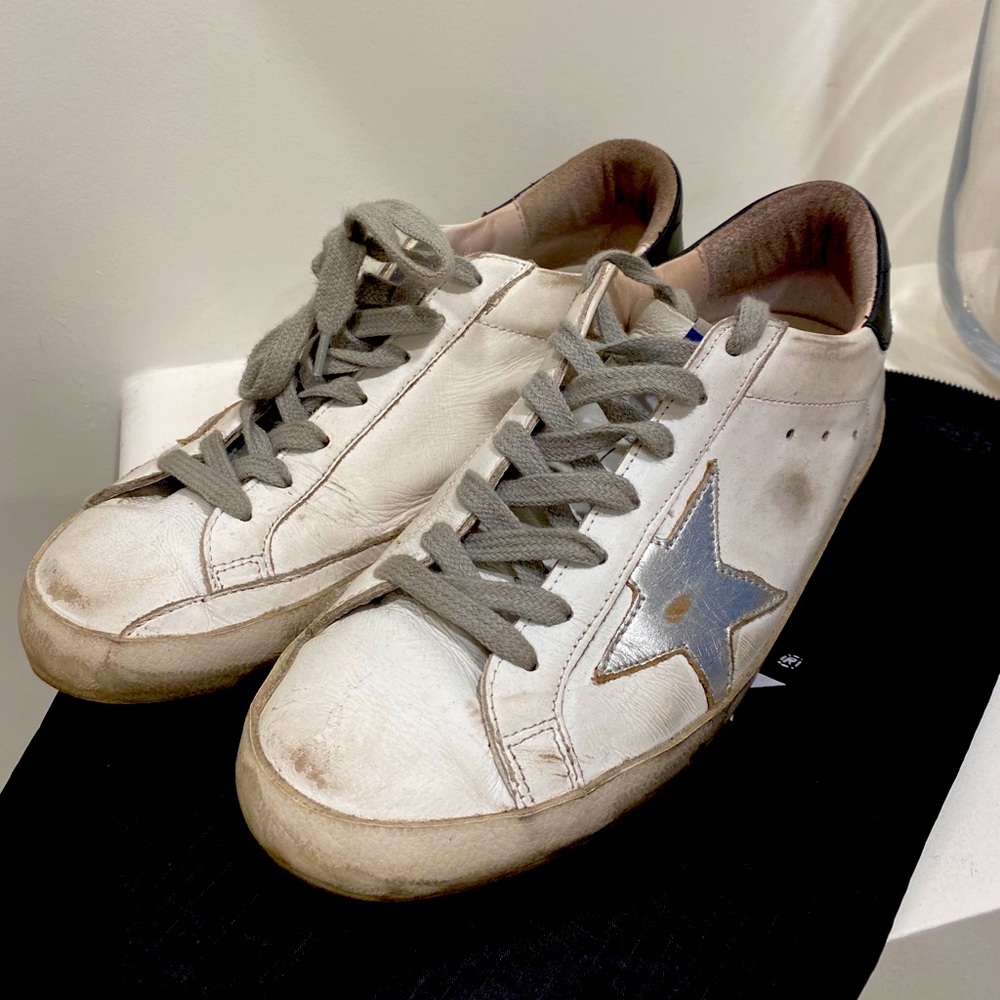REPOST Live sale - Golden Goose Superstar Laminated Star Sneakers